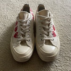 Comme de garçons x Converse size 7.5 Womens, 5.5 men’s